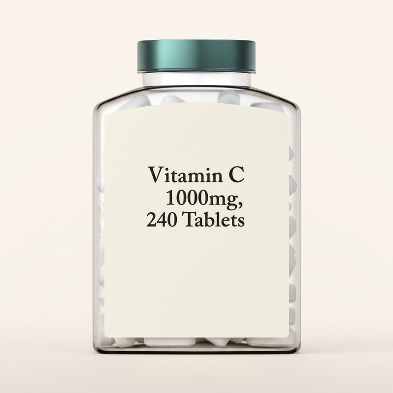 Holland Barrett Vitamin C tablets 1000mg 240s, UK version