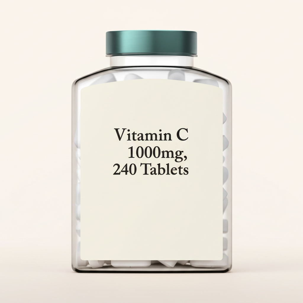 Holland Barrett Vitamin C tablets 1000mg 240s, UK version