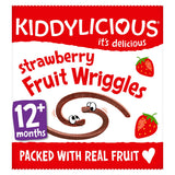 Kiddylicious Fruit Wriggles, strawberry, infant snack, 12months+, single, 12g GOODS Boots   