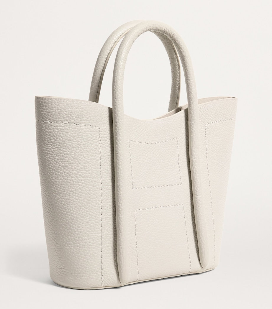 Harrods leather rope tote bag - British product
