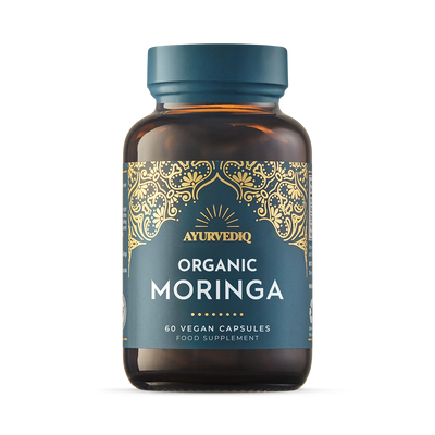 Holland & Barrett Ayurvediq Organic Moringa Capsules (60 Count)- Buy online at McGrocer