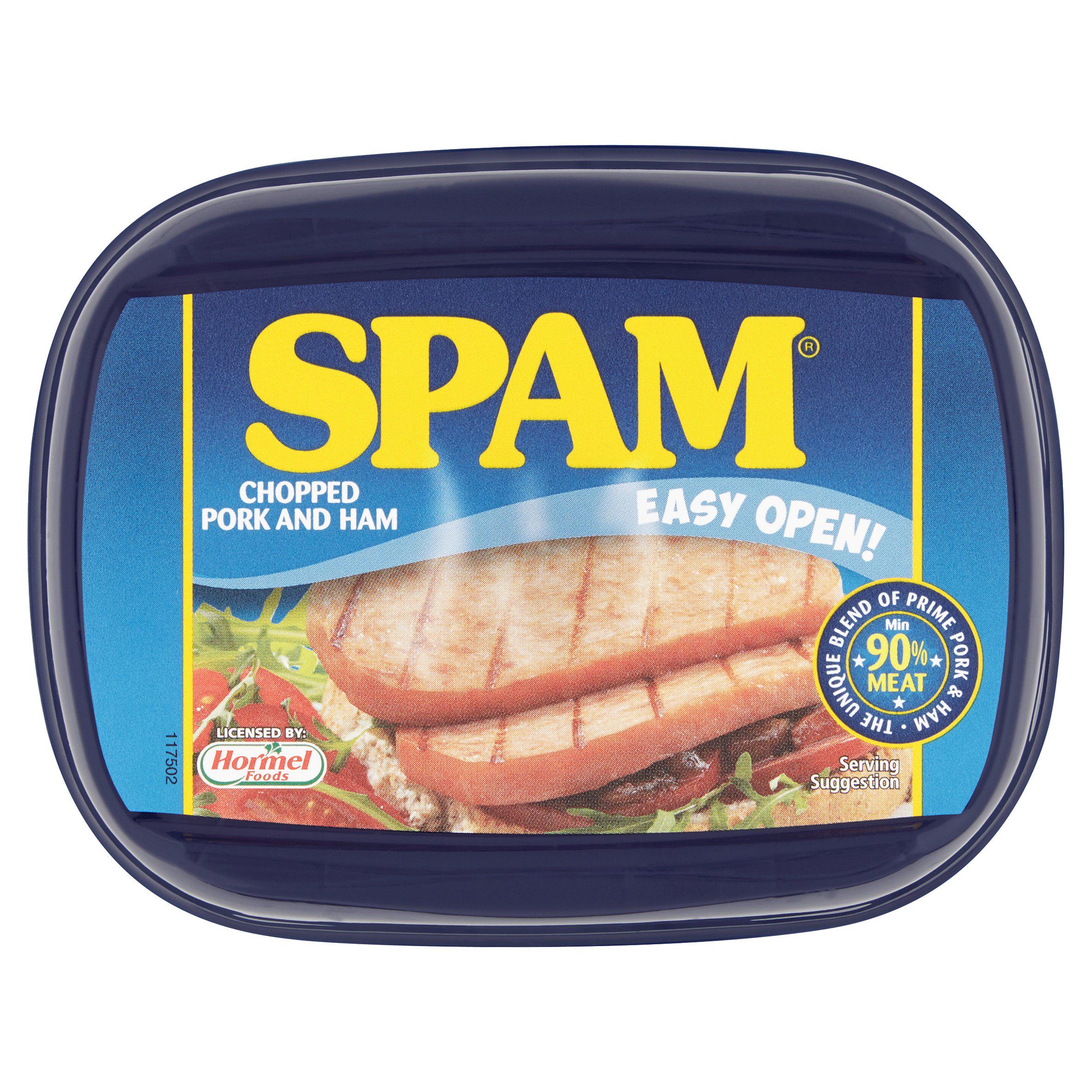 Spam Chopped Pork & Ham 200g Cold meat Sainsburys   