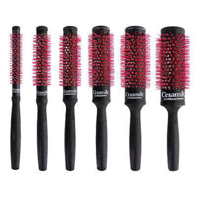 Superdrug Tek Ceramik Antibateric Oxy Round Brush Black/Pink 13-42mm Set- Buy online at McGrocer