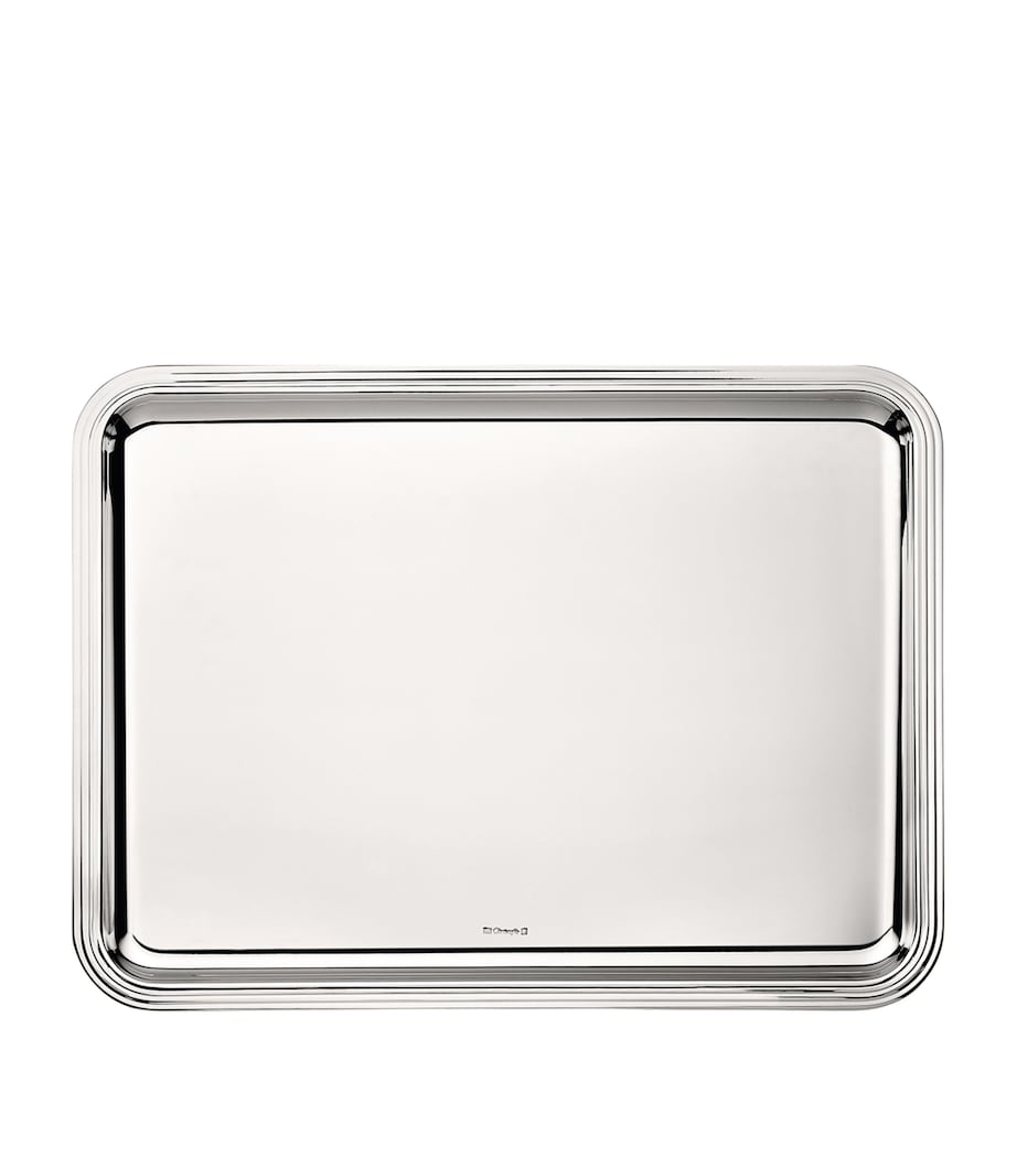 Christofle Albi silver-plated tray 43cm x 31cm - British product