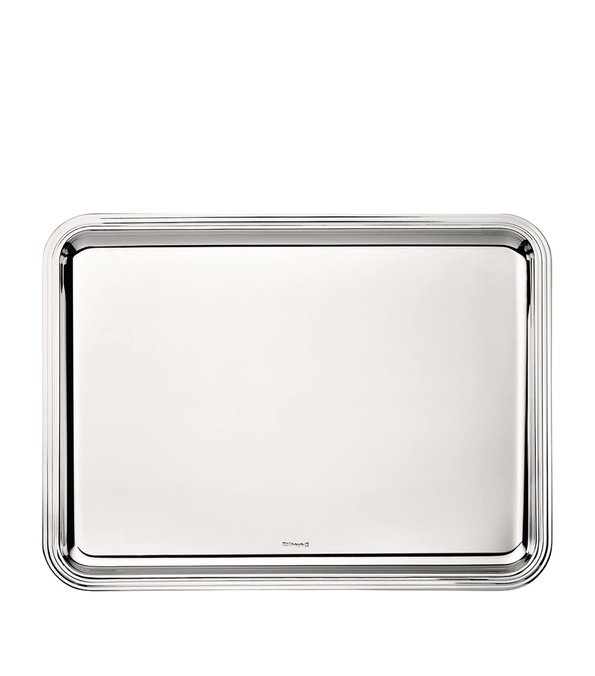 Christofle Albi silver-plated tray 43cm x 31cm - British product