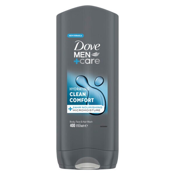 Dove men+care Hydrating clean comfort Hair, Body & Face Wash GOODS Superdrug   