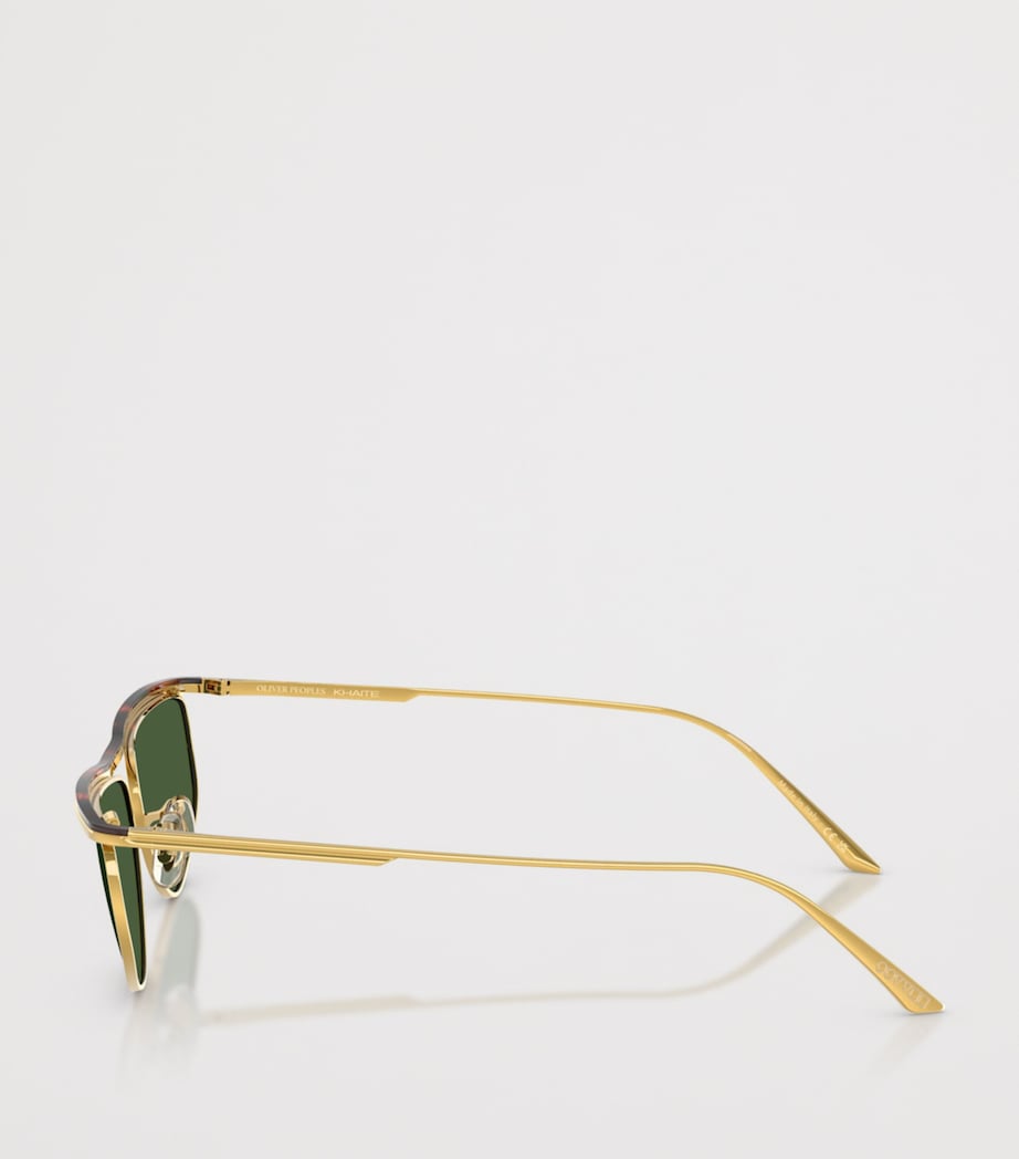 Oliver Peoples 1986C Stahl-Oval-Sonnenbrille, importiert aus dem Vereinigten Königreich