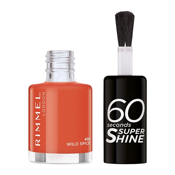 Rimmel 60 Seconds Super-Shine Nail Polish - 410 Wild Spice GOODS Superdrug   