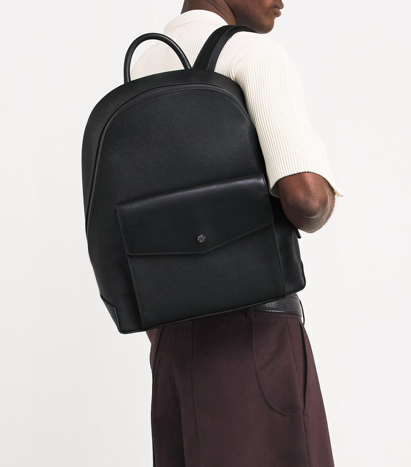 Harrods Saffiano leather backpack day bag, UK version