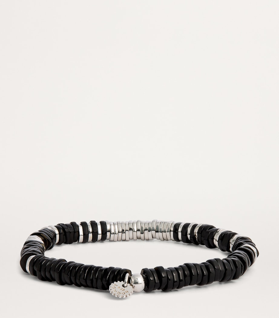 Tateossian agate sterling silver bracelet, UK version