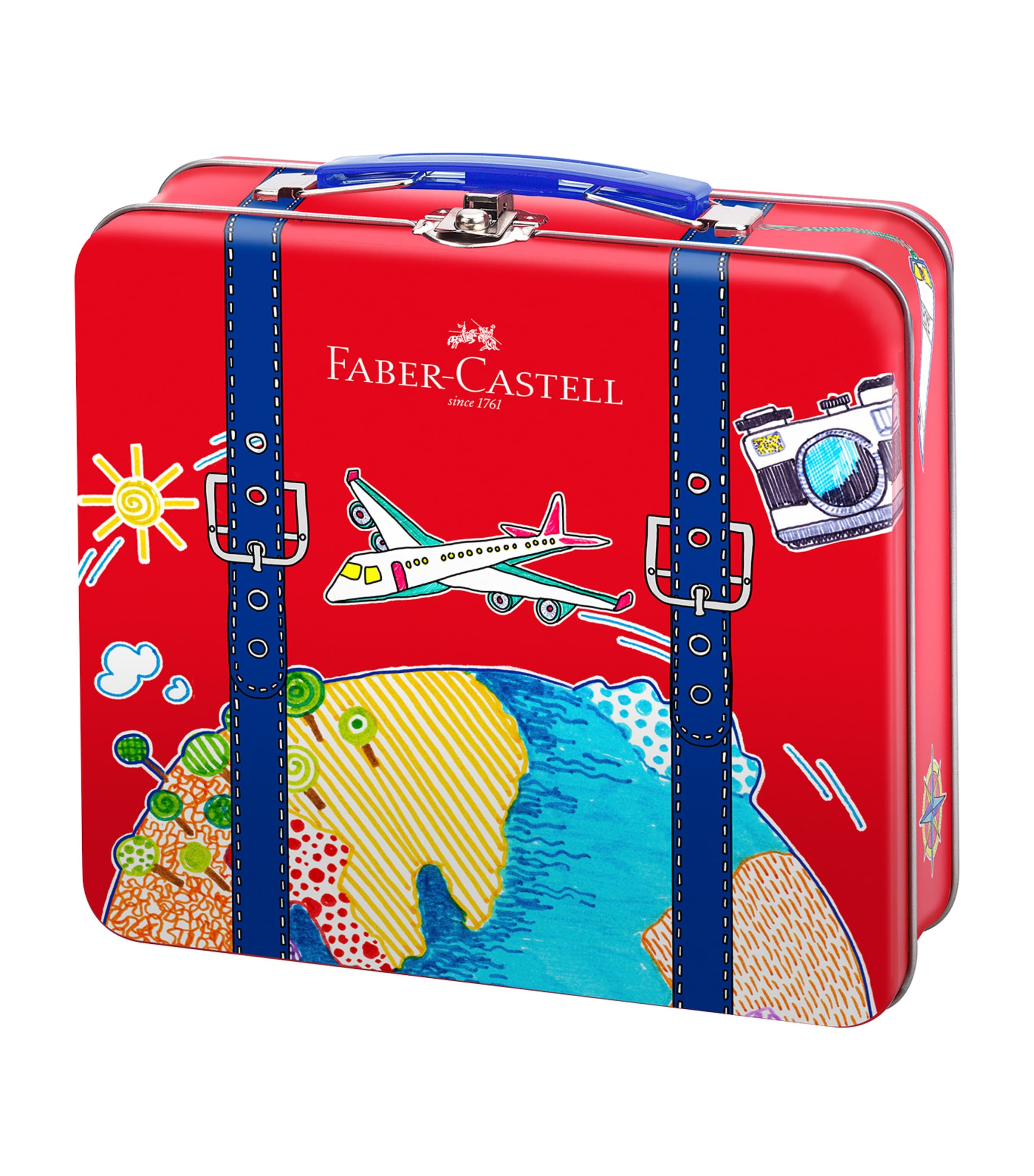 Faber-Castell Connector Felt-Tip Pen Suitcase marker set - British product