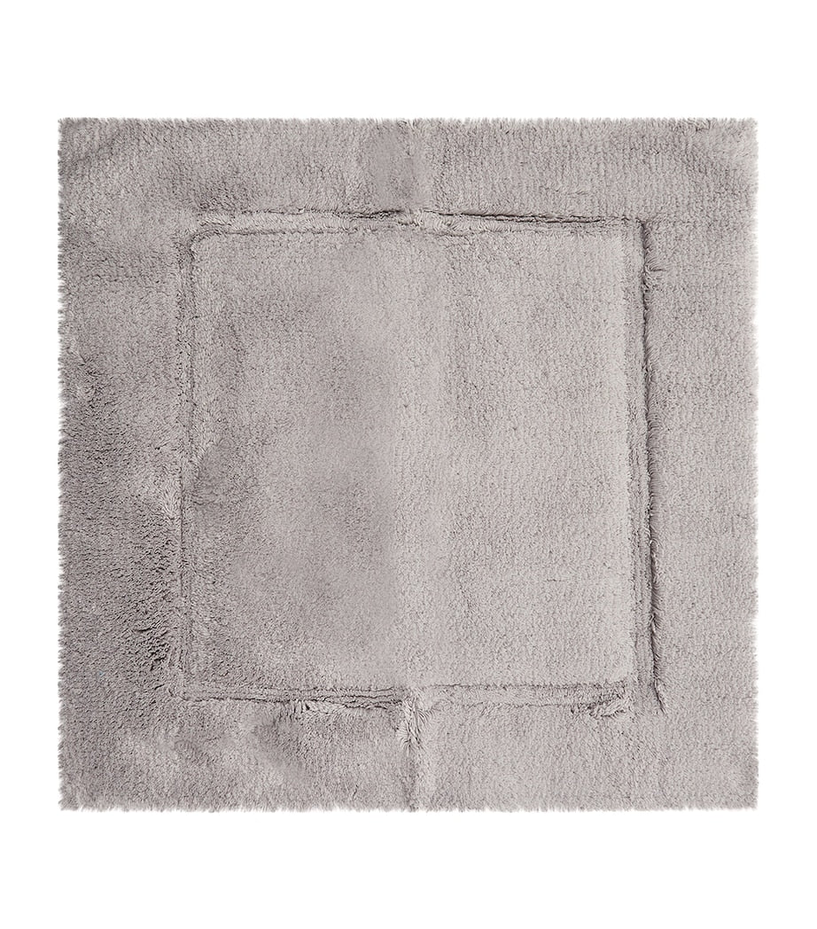Yves Delorme Prestige Platine bath mat 60cm x 60cm (British brand)