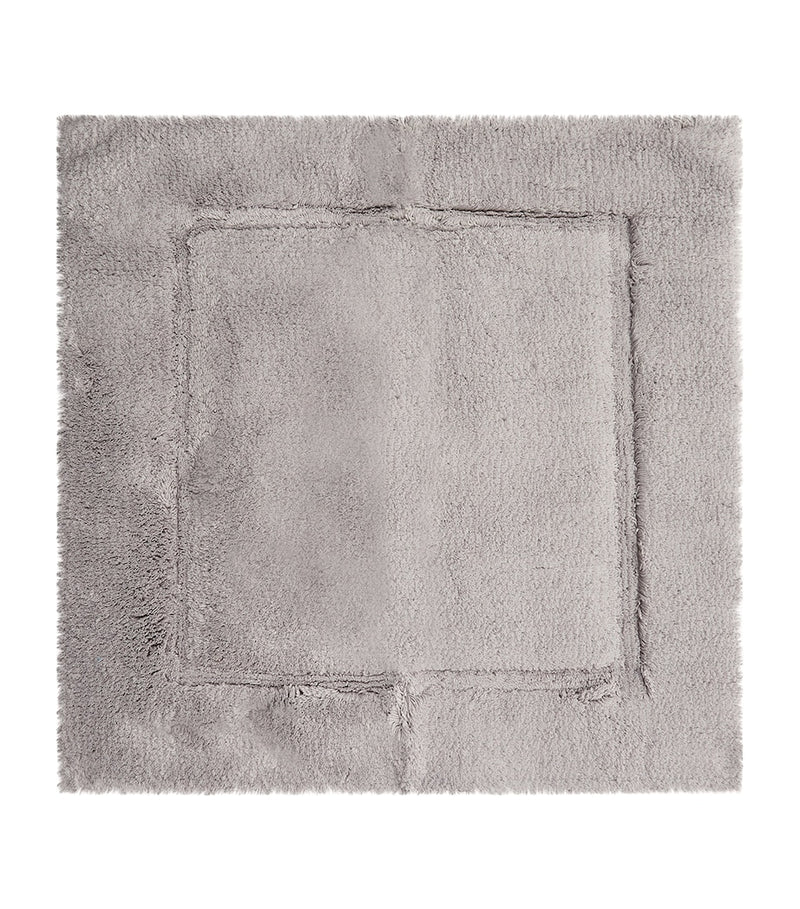 Yves Delorme Prestige Platine bath mat 60cm x 60cm (British brand)
