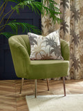 Wylder Galapagos cushion palm tree jacquard 50cm, UK version