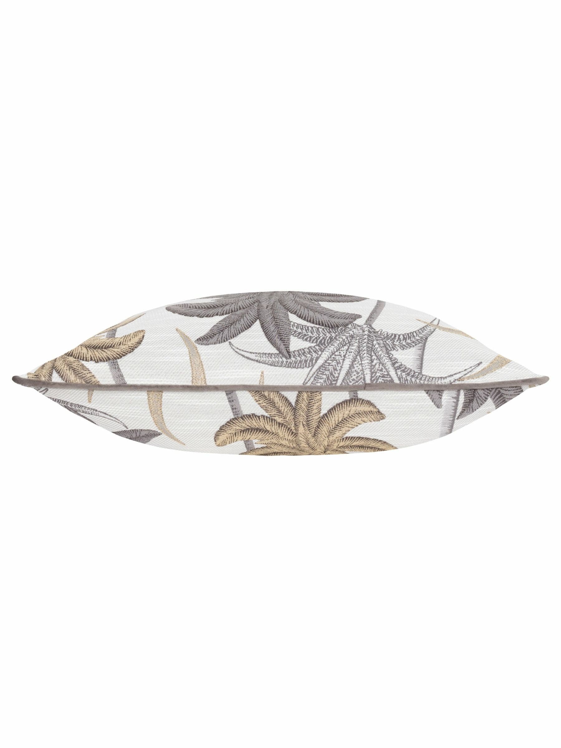 Wylder Galapagos cushion palm tree jacquard 50cm, UK version