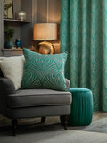Riva Paoletti Gatsby jacquard eyelet cushion 55cm, UK version