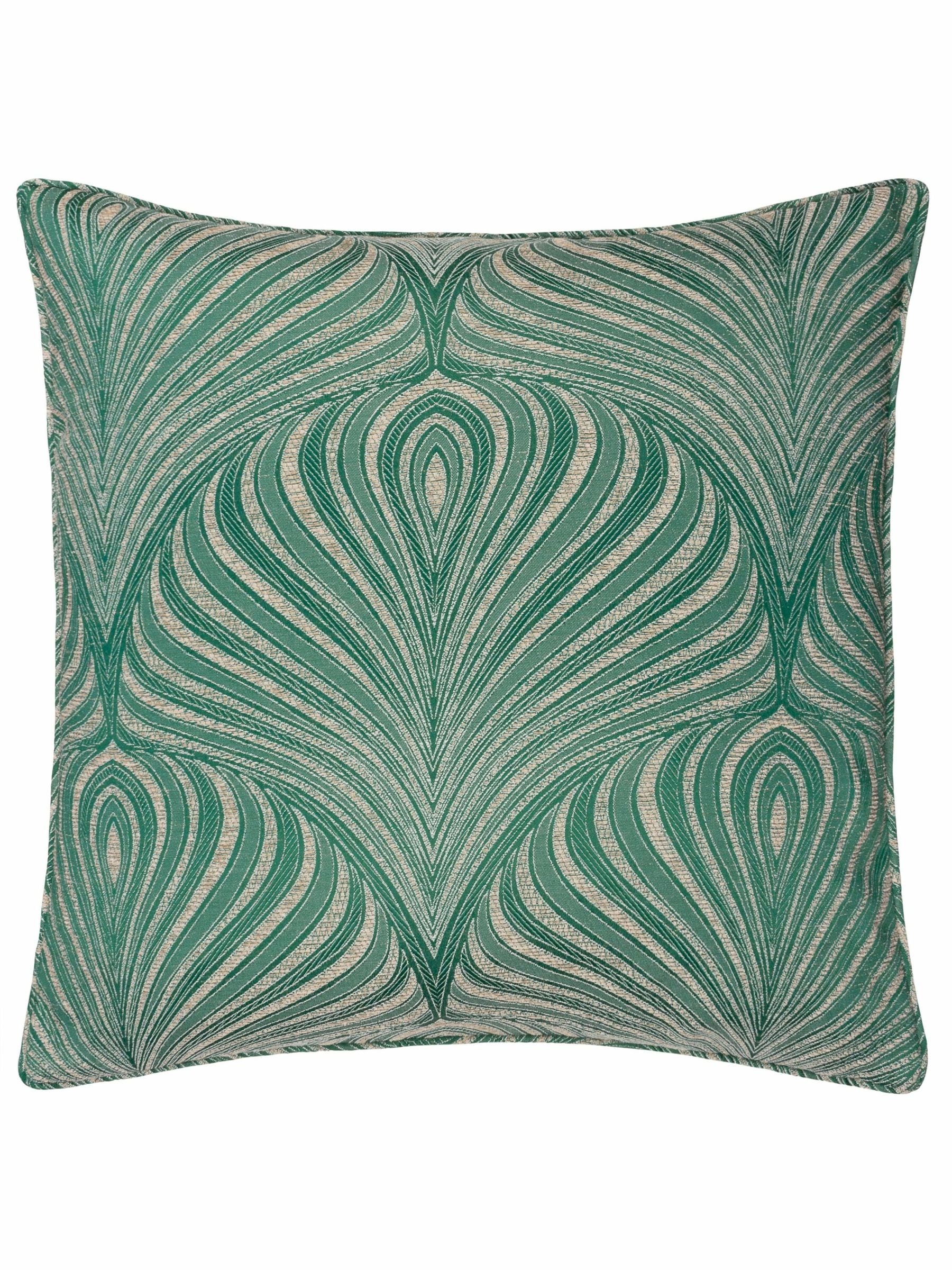 Riva Paoletti Gatsby jacquard eyelet cushion 55cm, UK version