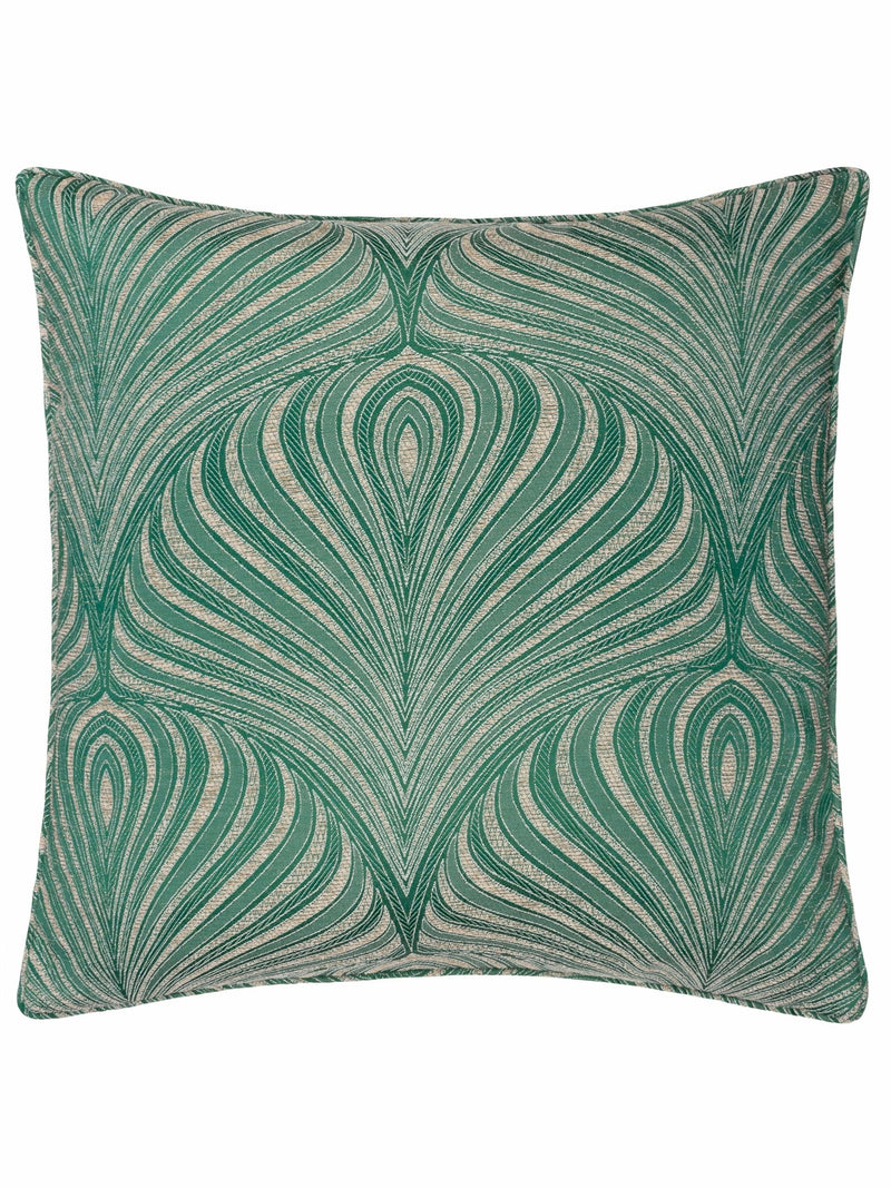 Riva Paoletti Gatsby jacquard eyelet cushion 55cm, UK version
