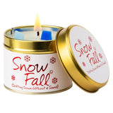 Lily-Flame Snow Fall Candle Tin GOODS M&S   