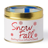 Lily-Flame Snow Fall Candle Tin GOODS M&S   