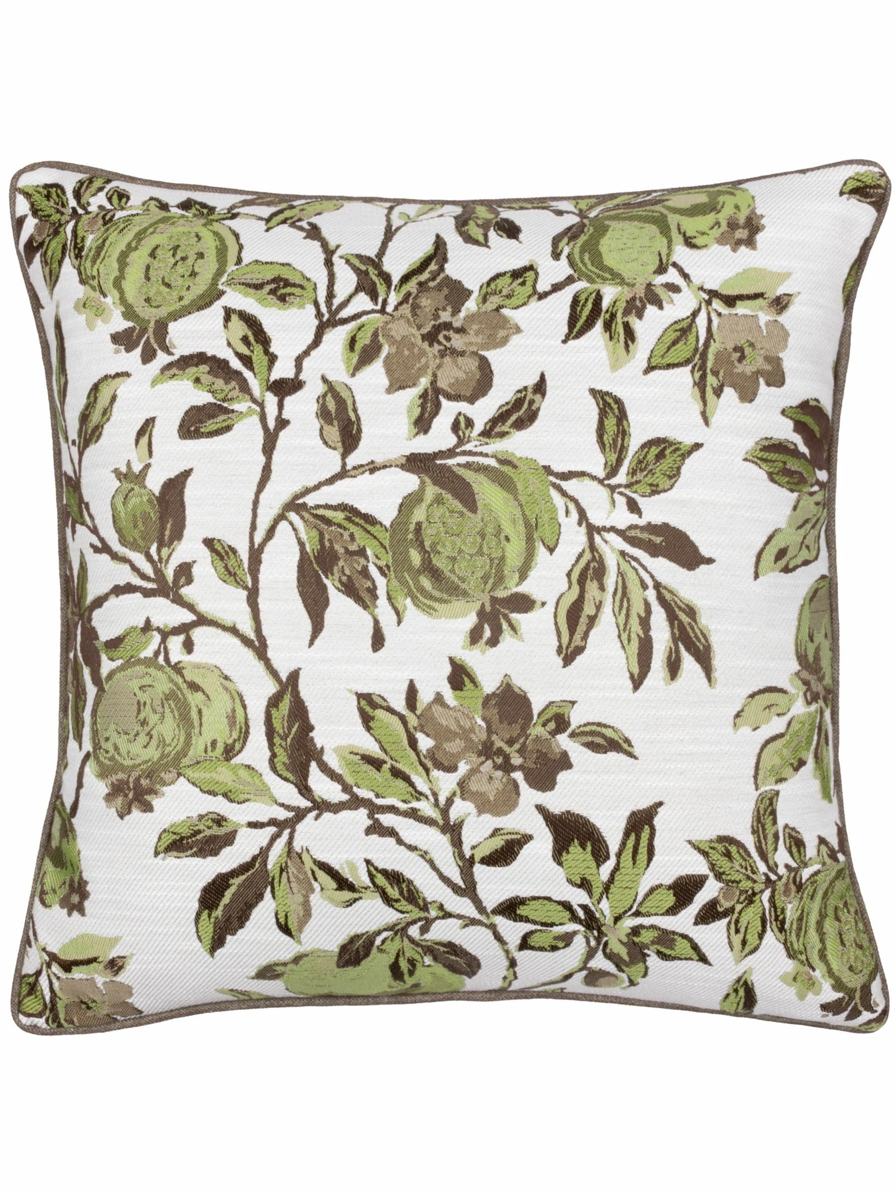 Wylder Pomegranate floral jacquard cushion 50cm - British product