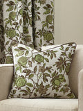 Wylder Pomegranate floral jacquard cushion 50cm - British product