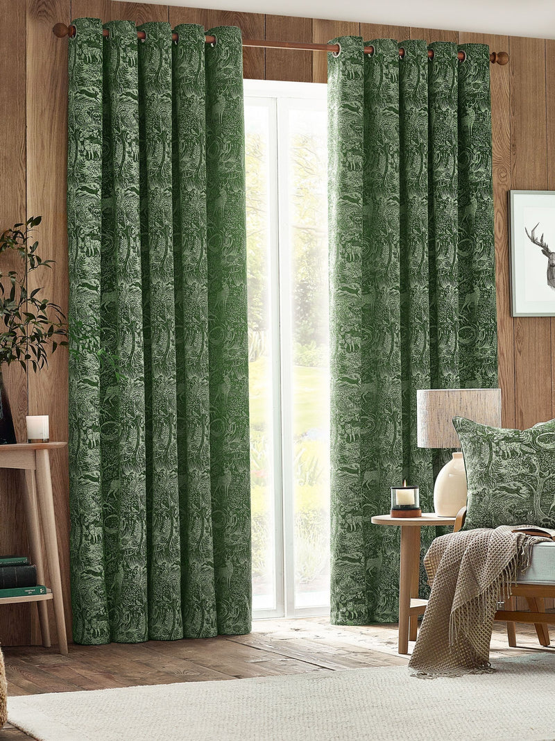 Furn Winter Woods chenille cushion 50x50cm, UK version