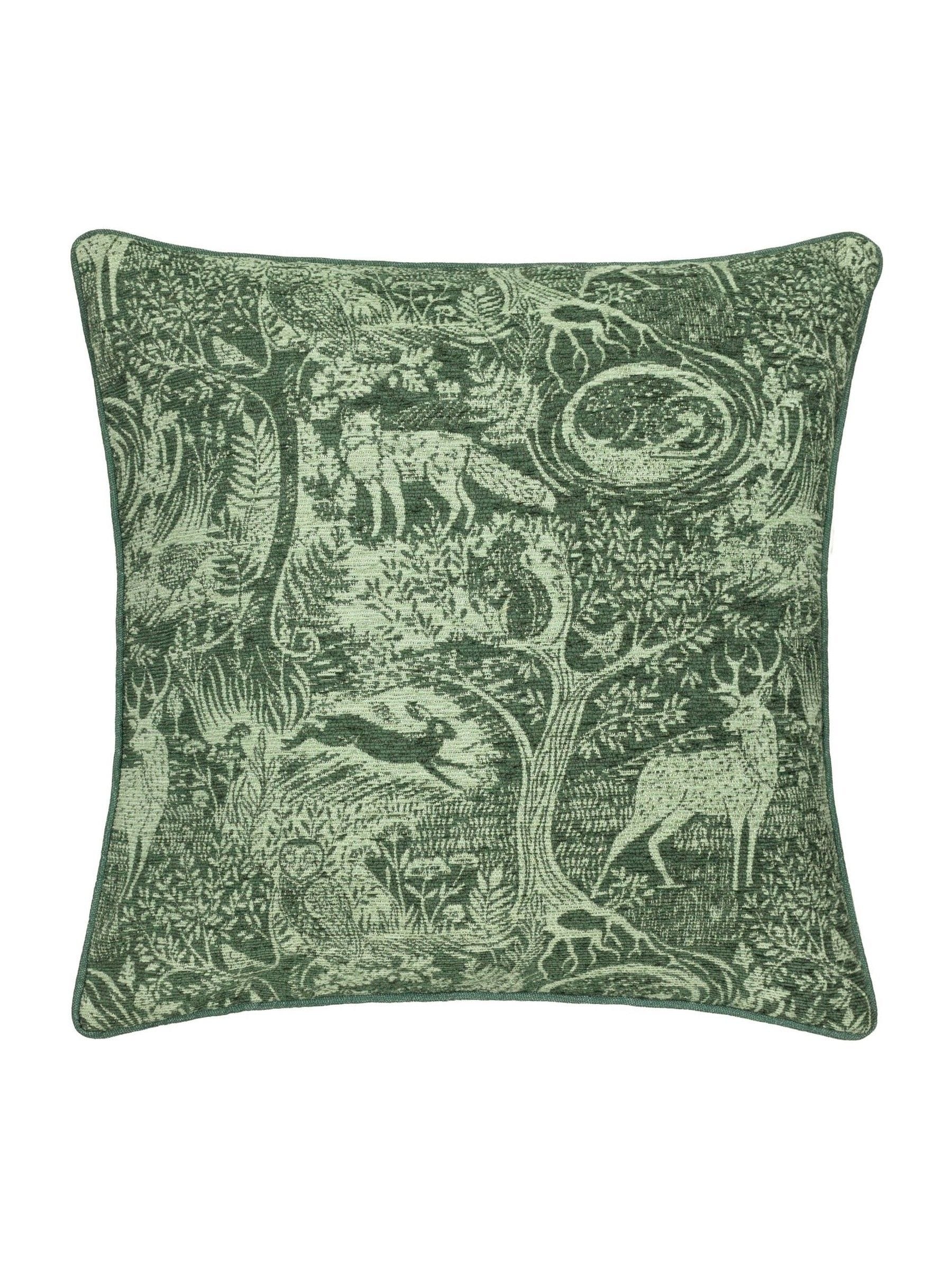 Furn Winter Woods chenille cushion 50x50cm, UK version