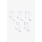 Girls 5 Pack White Socks GOODS Boots   