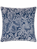 Wylder cushion Midnight Blue Bali Botanical Jacquard 50cm - British product