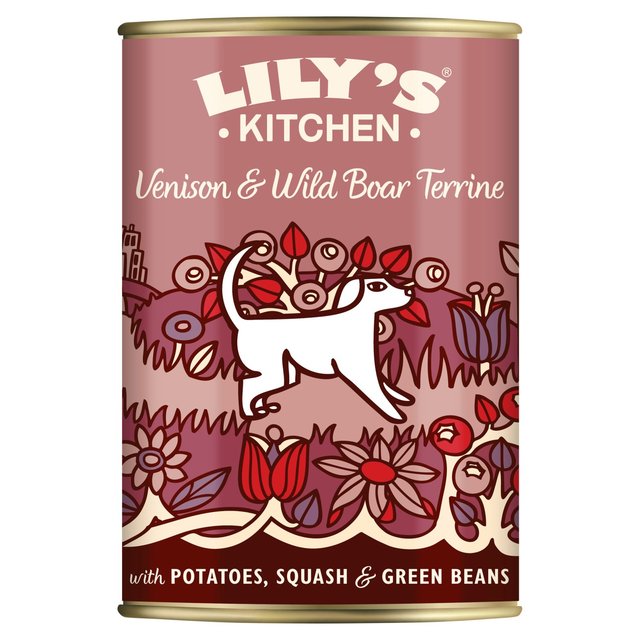 Lily's Kitchen Venison & Wild Boar Terrine For Dogs   400g GOODS M&S   