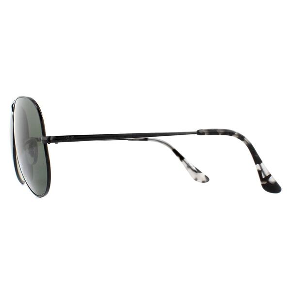 Ray-Ban Aviator Metal II sunglasses black green (British brand)