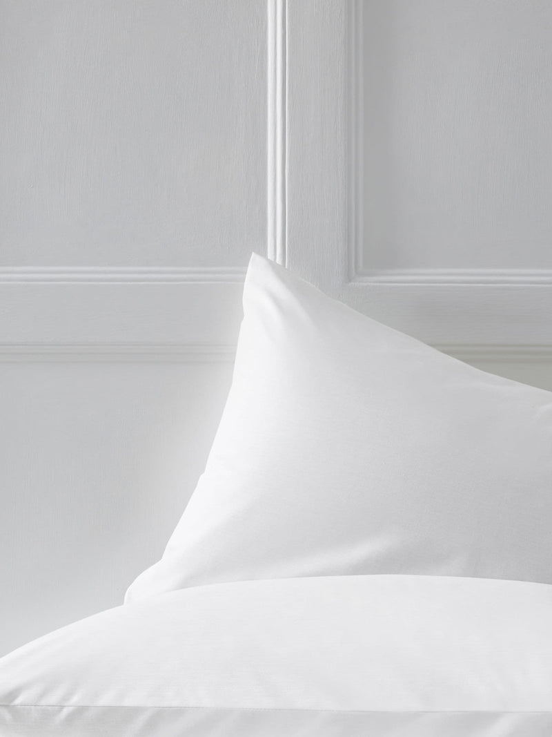 White cotton rich pillowcases set of two (British brand)