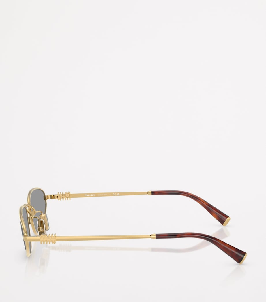 Miu Miu oval sunglasses metal frame - British product