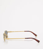 Miu Miu oval sunglasses metal frame - British product