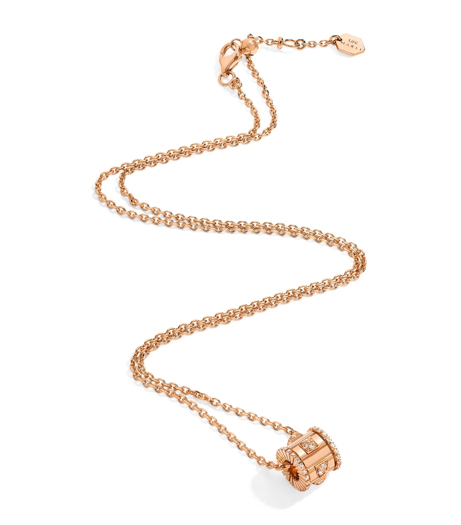 MARLI New York LIFE necklace in rose gold and diamond - British product