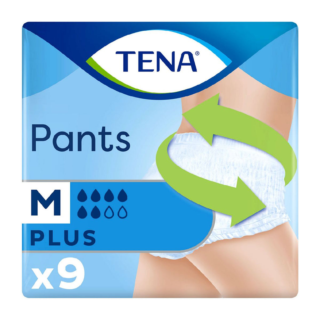 TENA Incontinence Pants Plus Medium - 9 pack