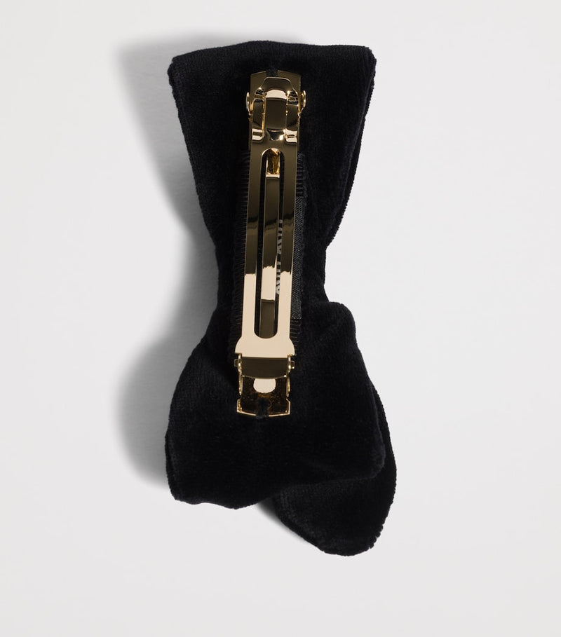 Miu Miu velvet bow hair clip British product