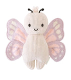Cuddle + Kind cotton baby butterfly soft toy 18cm - British product