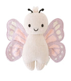 Cuddle + Kind cotton baby butterfly soft toy 18cm - British product