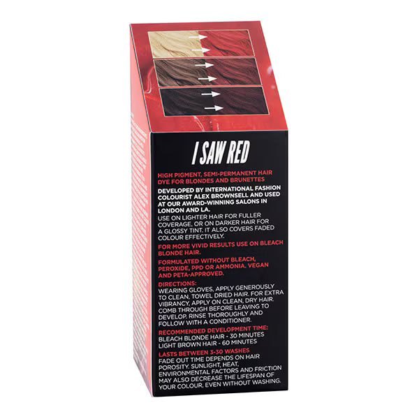 Bleach London hair dye red 150ml - British product