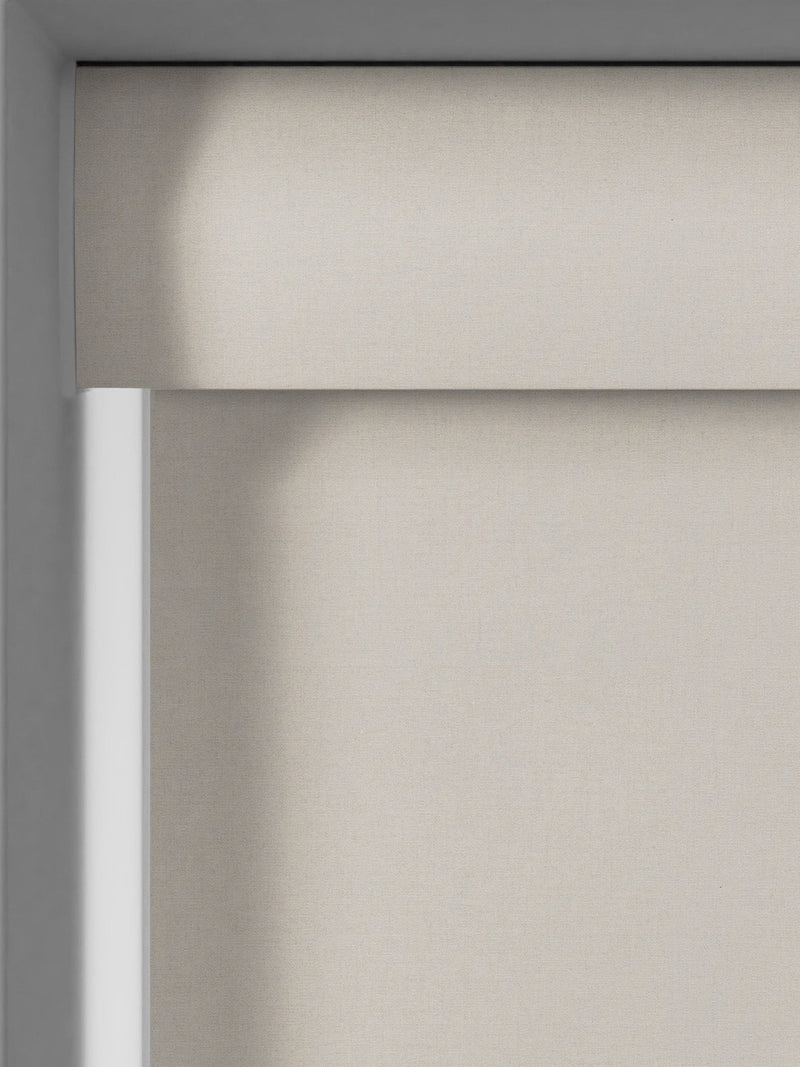 Next blackout roller blind taupe natural, imported from the UK