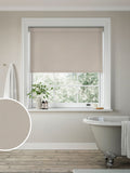 Next blackout roller blind taupe natural, imported from the UK