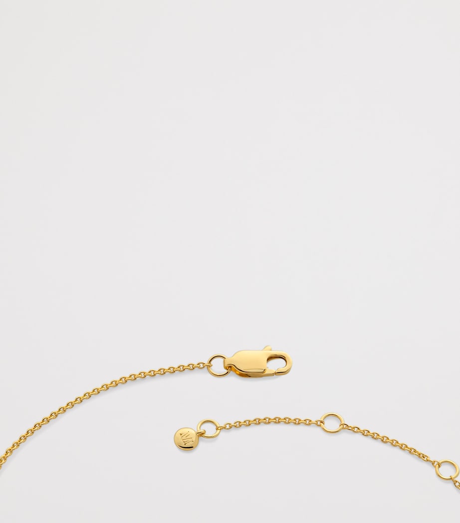 Monica Vinader Aria chain necklace in gold vermeil, imported from the UK