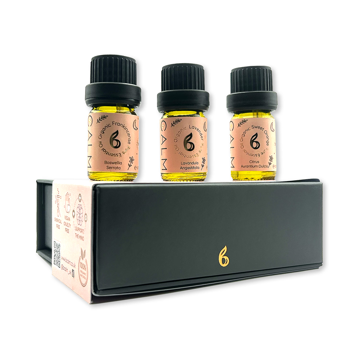B Calm organic essential oil trio 5ml x3 (British brand)