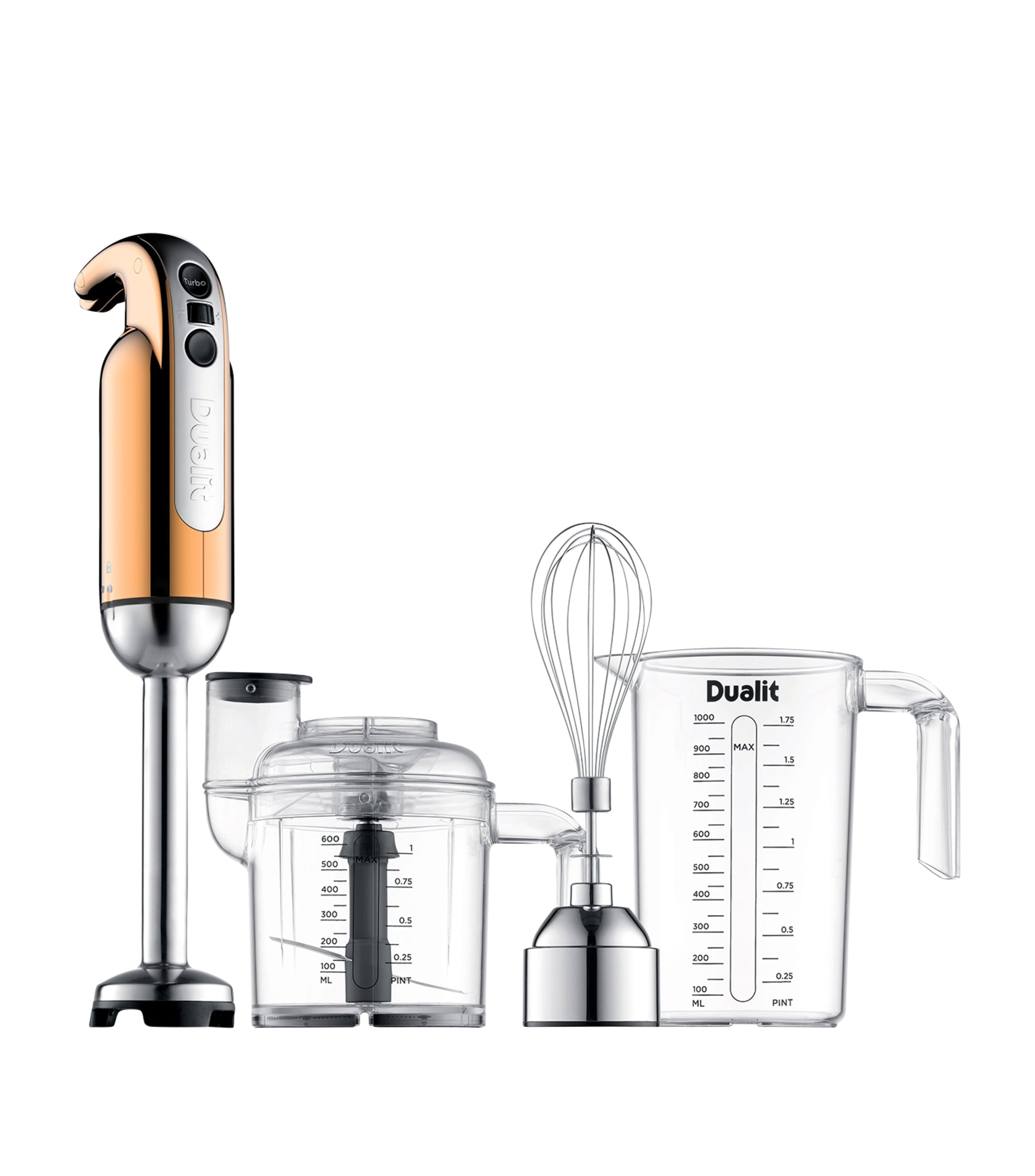 Dualit Copper hand blender set - British product