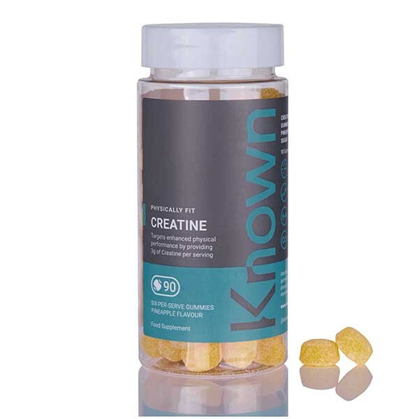 Known Creatine Pineapple Gummy Supplements x 90 GOODS Superdrug   