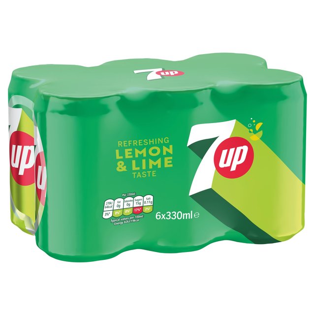 7UP Regular Lemon and Lime   6 x 330ml GOODS M&S   