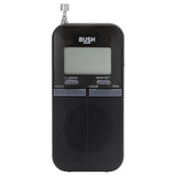 Bush portable pocket radio black FM AM - British product