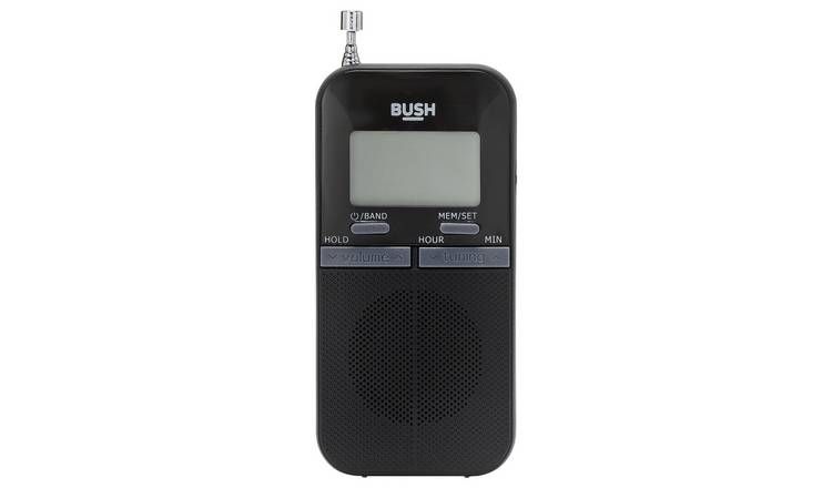 Bush Personal Portable FM Radio - Black